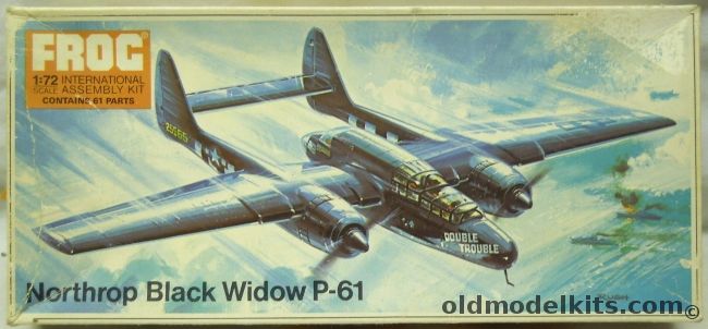 Frog 1/72 Black Widow P-61 - Double Trouble, F170 plastic model kit