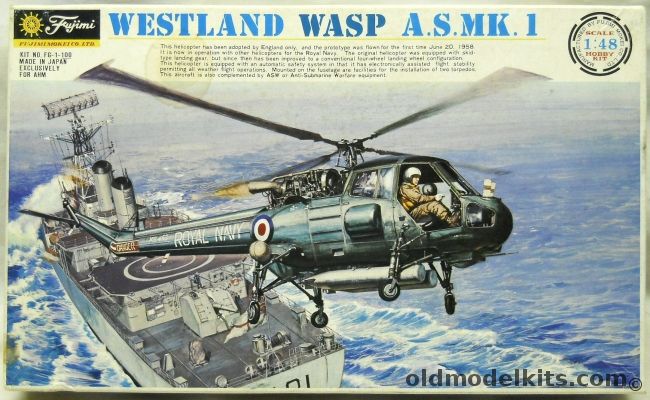 Fujimi 1/48 Westland Wasp A.S. Mk.1, FG-1-100 plastic model kit