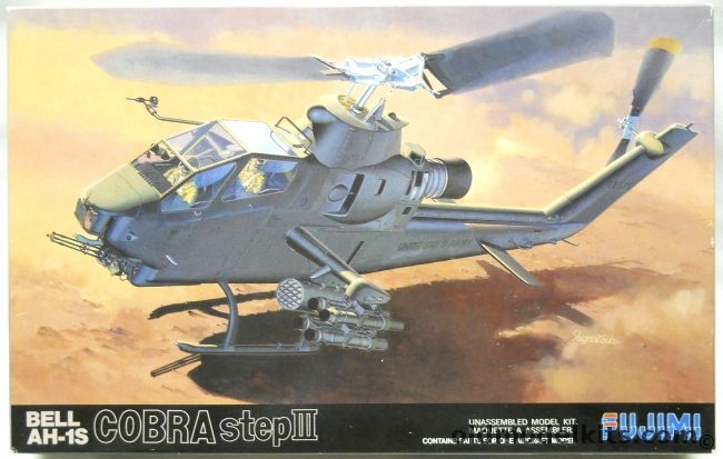 Fujimi 1/48 Bell AH-1S Cobra Step III - US Army Step III / Japanese JGSDF Step II or Step III, Q-8 plastic model kit