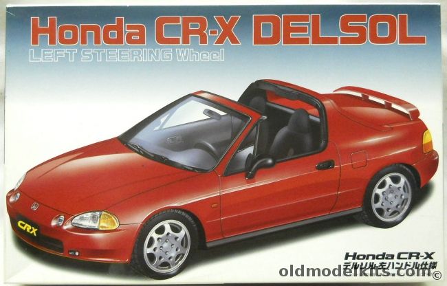 Fujimi 1/24 Honda CR-X Delsol - Left Steering Wheel - CRX, SL-7 plastic model kit