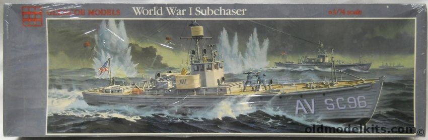 Glencoe 1/74 World War I Subchaser - (Sub Chaser ex-ITC), 07301 plastic model kit