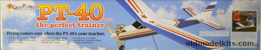 Great Planes PT-40 MkII The Perfect Trainer - 60 Inch Wingspan R/C Aircraft, PT4B plastic model kit