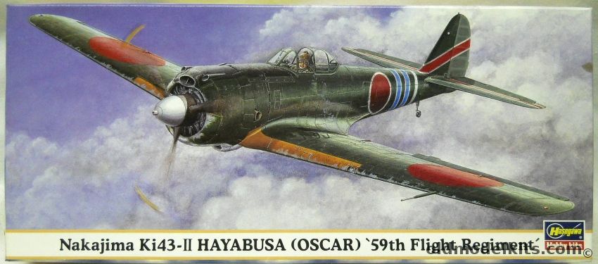 Hasegawa Nakajima Ki Ii Hayabusa Oscar Flight Regiment