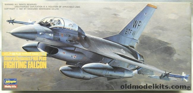 Hasegawa 1/72 F-16B Plus Fighting Falcon, 814 plastic model kit