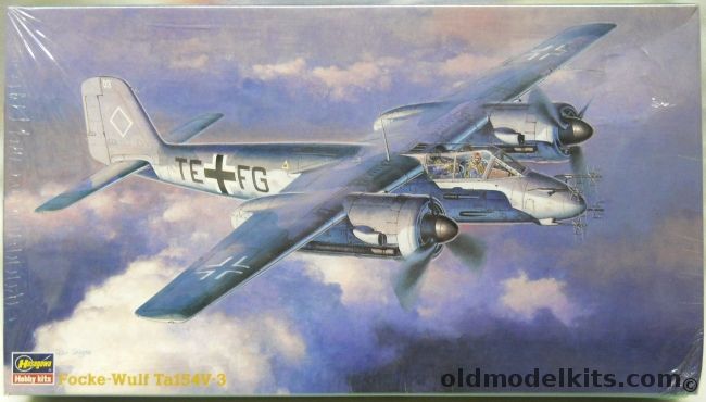 Hasegawa 1/72 Focke-Wulf Ta154V-3 - (Ta-154 V-3), CP15 plastic model kit