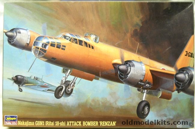 Hasegawa 1/72 Nakajima G8N1 Rita 18-shi Attack Bomber Renzan, NP4 plastic model kit