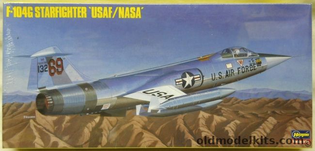 Hasegawa 1/72 Lockheed F-104G Starfighter USAF/NASA - 69th TFTS 58th TTW USAF / NASA, SP24 plastic model kit