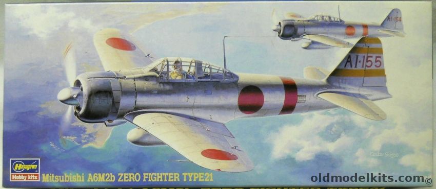 Hasegawa 1/72 Mitsubishi A6M2b Zero Fighter Type 21 - 2 Sq 1st Section ...