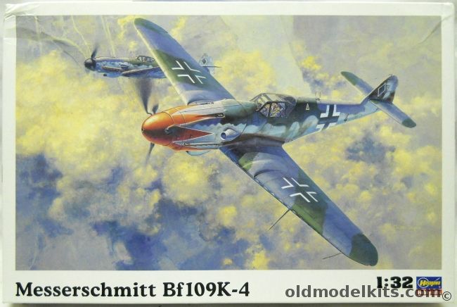 Hasegawa 1/32 Messerschmitt Bf-109 K-4 With Quickboost Exhaust - (Bf109K4) - JG52 Wnr 332529 May 1945 / A Different Aircraft In JG52 May 1945, ST20 plastic model kit