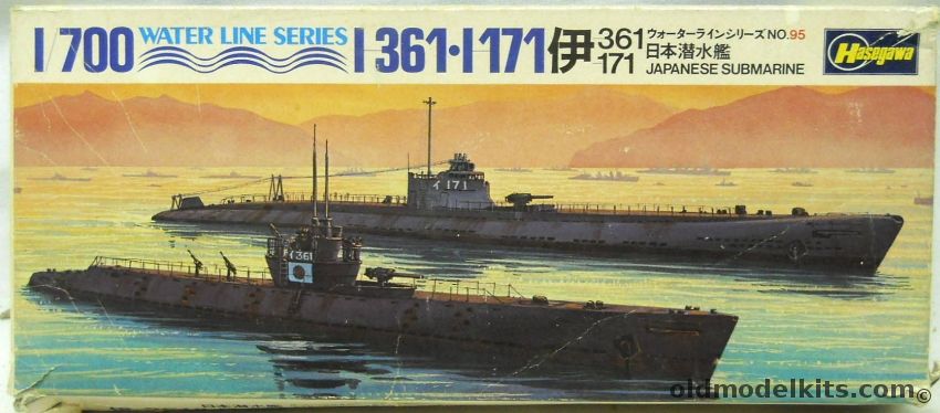 Hasegawa 1/700 IJN Submarines I-361 and I-171, WLD095