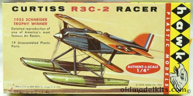 Hawk 1/48 Curtiss R3C-2 Racer - (R3C2), 620-50