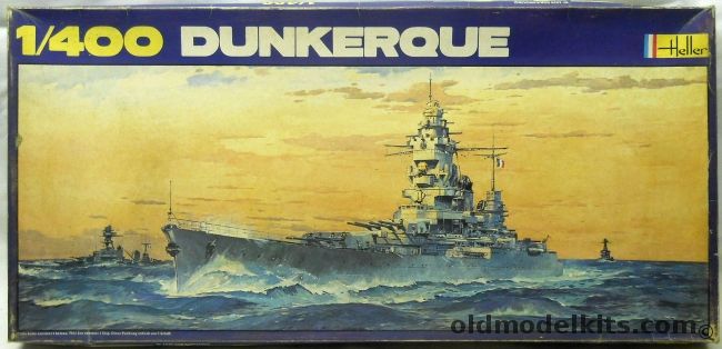 Heller 1/400 Battlecruiser Dunkerque, 1025 plastic model kit