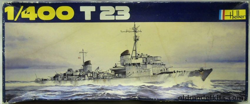 Heller 1/400 German T23 / T28 French L`Alsacien Class -  1100 Ton WWII Torpedoboot, 1031 plastic model kit