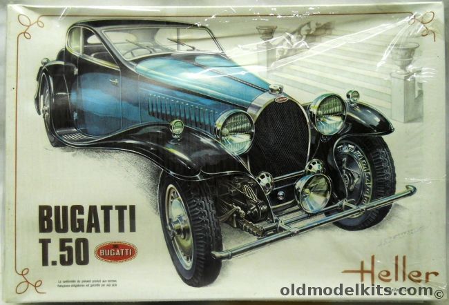 Heller 1/24 Bugatti T50 - (T-50 / T.50), 706 plastic model kit