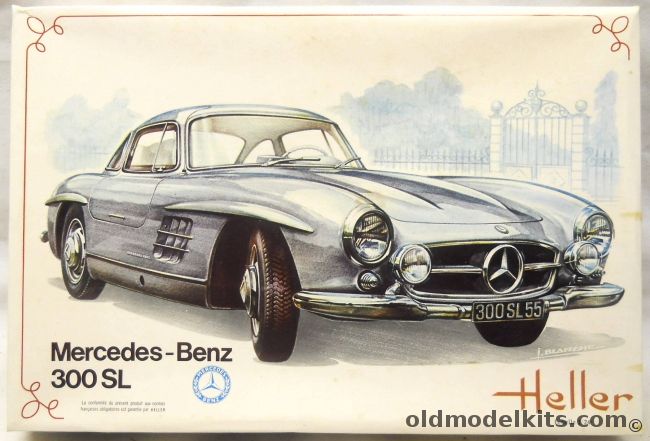 Heller 1/24 Mercedes-Benz 300SL Gull Wing, 712 plastic model kit