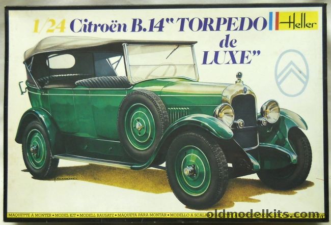 Heller 1/24 Citroen B.14 Torpedo de Luxe, 727 plastic model kit