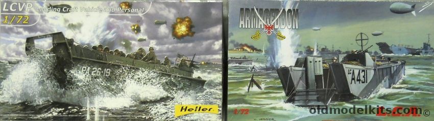 Heller 1/72 LCVP Landing Craft And Armageddon LCA, 79995