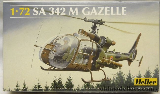 Heller 1/72 SA-342 M Gazelle - France or Great Britain, 80284 plastic model kit