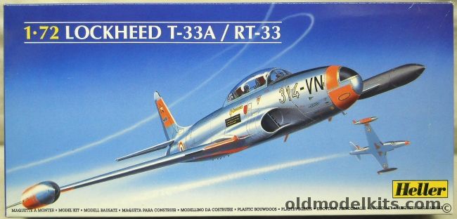 Heller 1/72 Lockheed T-33 / RT-33 - French GE 314 Tours 1982 / Holland ...