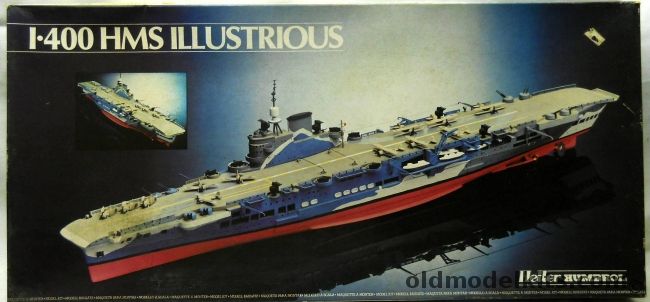 Heller 1/400 HMS Illustrious - WWII Aircraft Carrier, 81052 plastic model kit