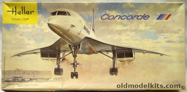 Heller 1/125 Concorde SST - Air France or British Airways, 850