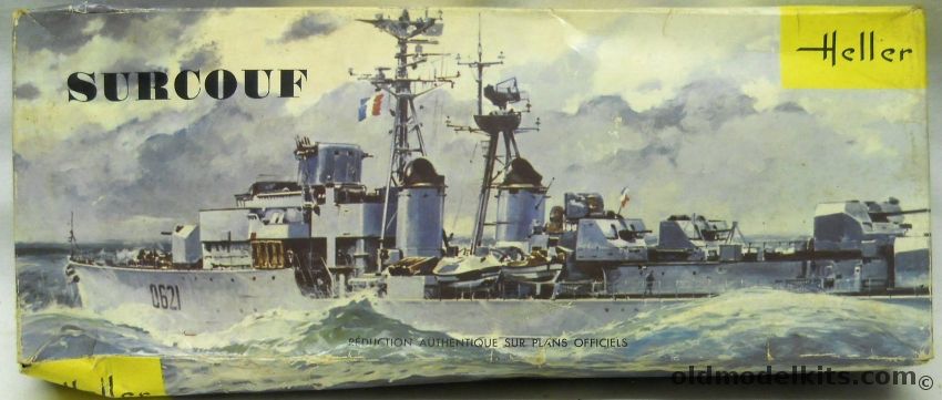 Heller 1/400 Surcouf - D621 T47 Class Destroyer, L540