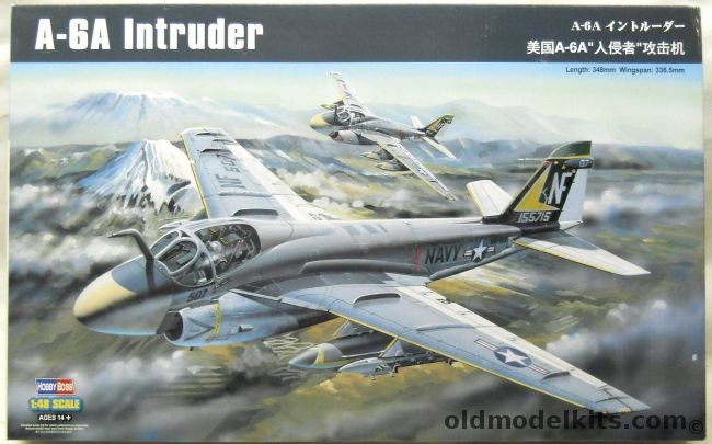 Hobby Boss 1/48 A-6A Intruder, 80708 plastic model kit