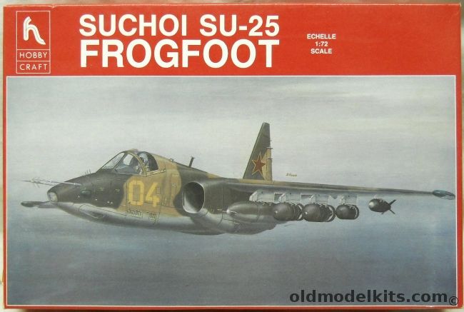 Hobby Craft 1/72 TWO Sukoi Su-25 Frogfoot - USSR or Czech Air Forces, HC1382 plastic model kit