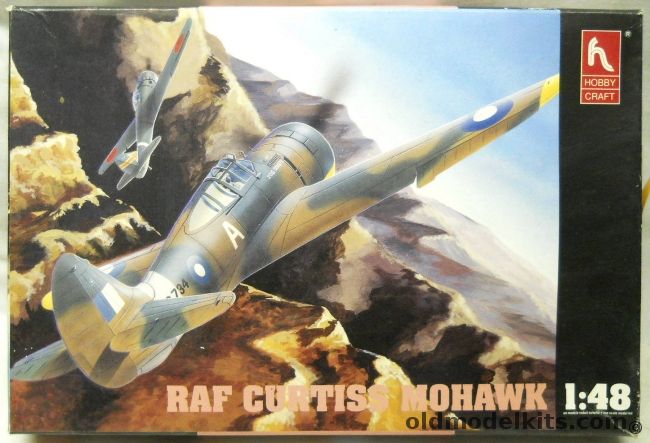 Hobby Craft 1/48 RAF Curtiss Mohawk AND Seversky P-35A, HC1556 plastic model kit