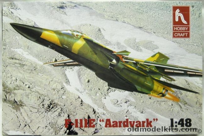 Hobby Craft 1/48 F-111E Aardvark - USAF 428 FS / 3246 Test Wing / NASA Dryden Research Facility - (F111), HC1424 plastic model kit