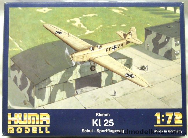 Huma Model 1/72 Klemm KL-25 - German Civil / Luftwaffe, 3004