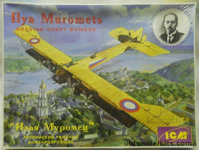 ICM 1/72 Sikorsky Ilya Muromets - Russian Heavy Bomber, 72041 plastic model kit