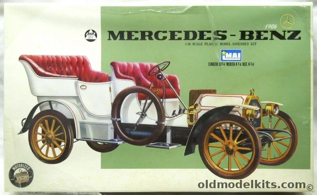 Imai 1/16 1906 Mercedes-Benz Motorized - (ex-Bandai / Mercedes Benz), 1-3407-998 plastic model kit