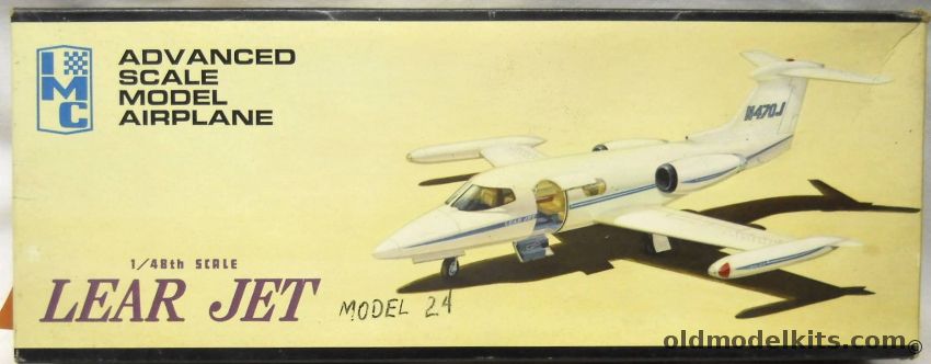 IMC 1/48 Gates Learjet Model 24 - (Lear Jet), 401-200 plastic model kit