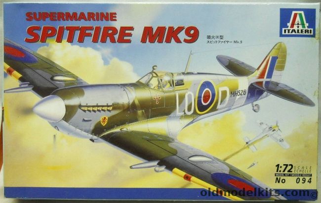 Italeri 1/72 TWO Supermarine Spitfire MK9, 094