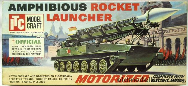 ITC 1/32 Soviet  Amphibious Rocket Launcher Motorized - FROG Missile And Moblie Launcher, 3811-249 plastic model kit