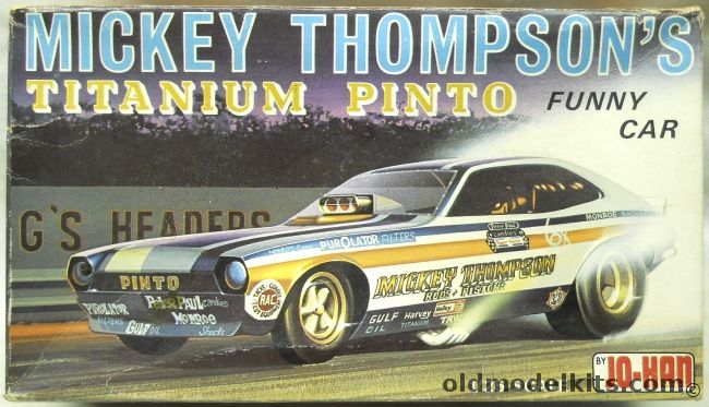 Jo-Han 1/25 Mickey Thompson's Titanium Pinto Funny Car, C-206-200 plastic model kit