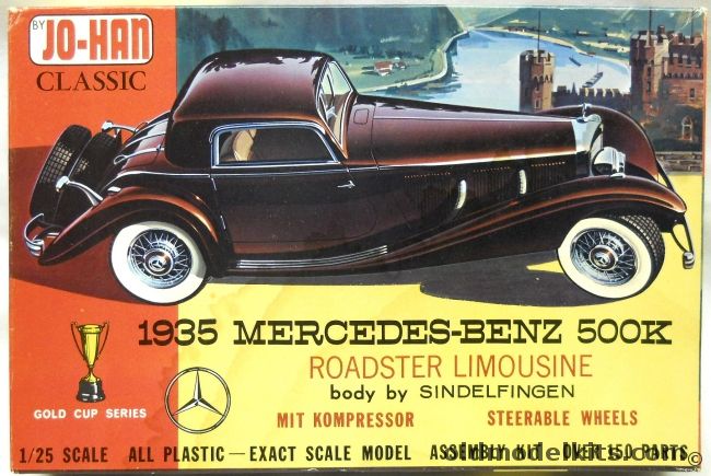 Jo-Han 1/25 1935 Mercedes Benz 500K Roadster Limousine