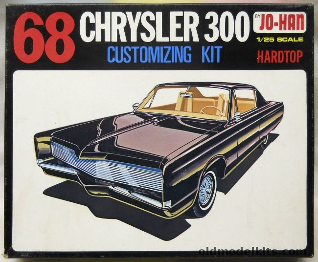 Jo-Han 1/25 1968 Chrysler 300 - Stock / Rally / Custom, C-1868-170 plastic model kit