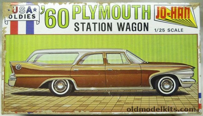 Jo-Han 1/25 1960 Plymouth Station Wagon, C-4560 plastic model kit