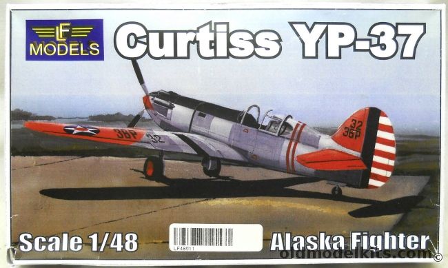 LF Models 1/48 Curtiss YP-37 - Alaska Fighter, 4811 plastic model kit