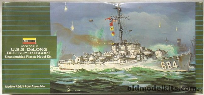 Lindberg 1/300 USS DeLong DE-684 - (Rudderow Class) Destroyer Escort, 1722