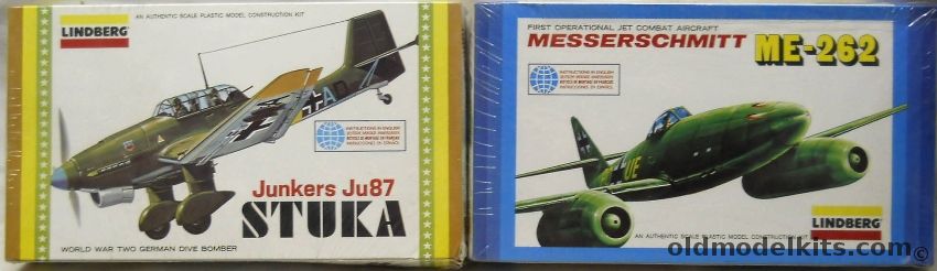 Lindberg 1/48 Junkers Ju-87 Stuka And Messerschmitt Me-262, 2312