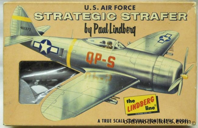 Lindberg 1/72 US Strategic Strafer P-47 Thunderbolt, 416-29 plastic model kit
