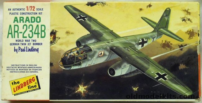 Lindberg 1/72 Arado AR-234B - German Twin Jet Bomber, 439-50