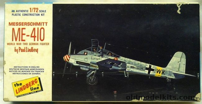 Lindberg 1/72 Messerschmitt Me-410 Hornet, 440-50