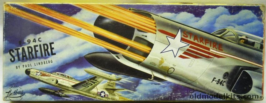 Lindberg 1/48 F-94C Starfire - First Logo Early Narrow Box Issue, 519 plastic model kit