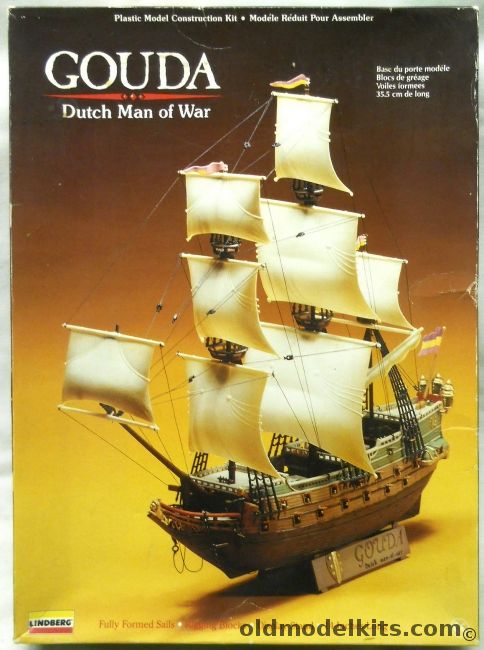 Lindberg Gouda Dutch Man-O-War - 17th Century - (ex Pyro / Life-Like), 70871 plastic model kit