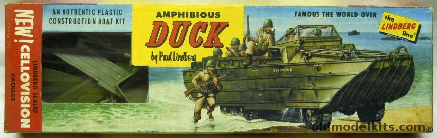 Lindberg 1/76 Amphibious Duck - Cellovision Issue, 757 plastic model kit