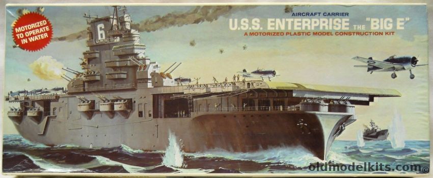 Lindberg 1/520 USS Enterprise The Big E CV-6 Aircraft Carrier, 799M plastic model kit